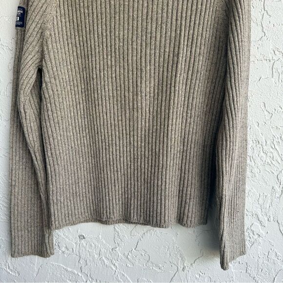 Vintage Y2K ABERCROMBIE Sweater Men XL Ribbed Crew Neck Pullover Logo - Picture 9 of 9